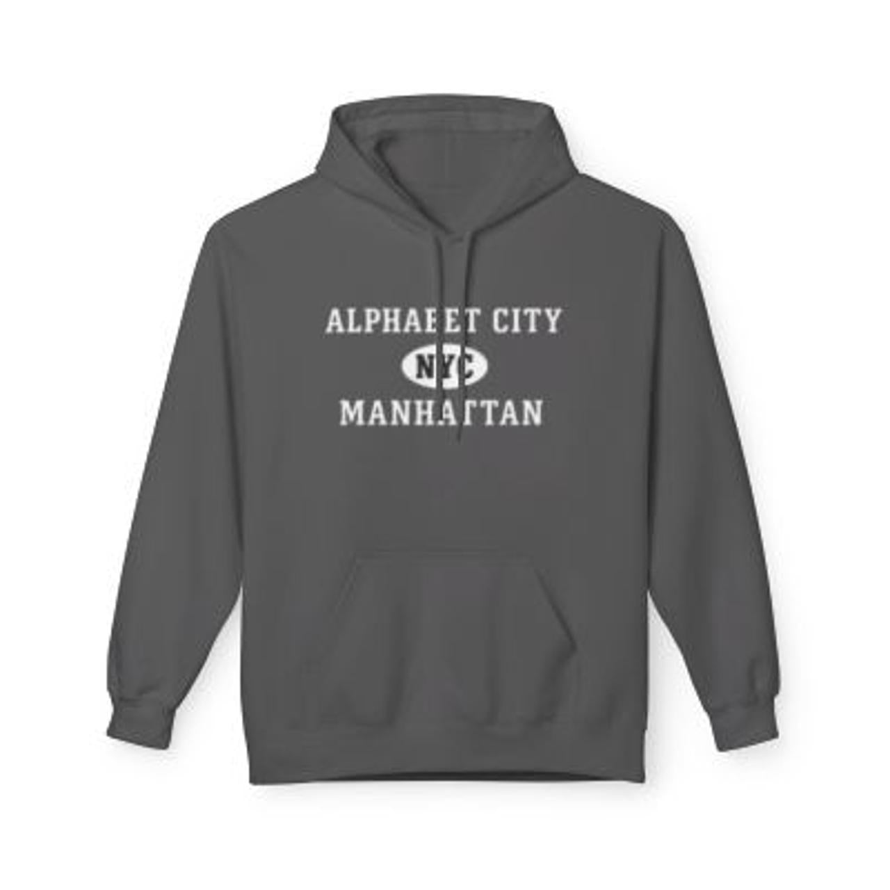 Alphabet City NYC Unisex Hoodie Manhattan Softstyle Fleece Crewneck
