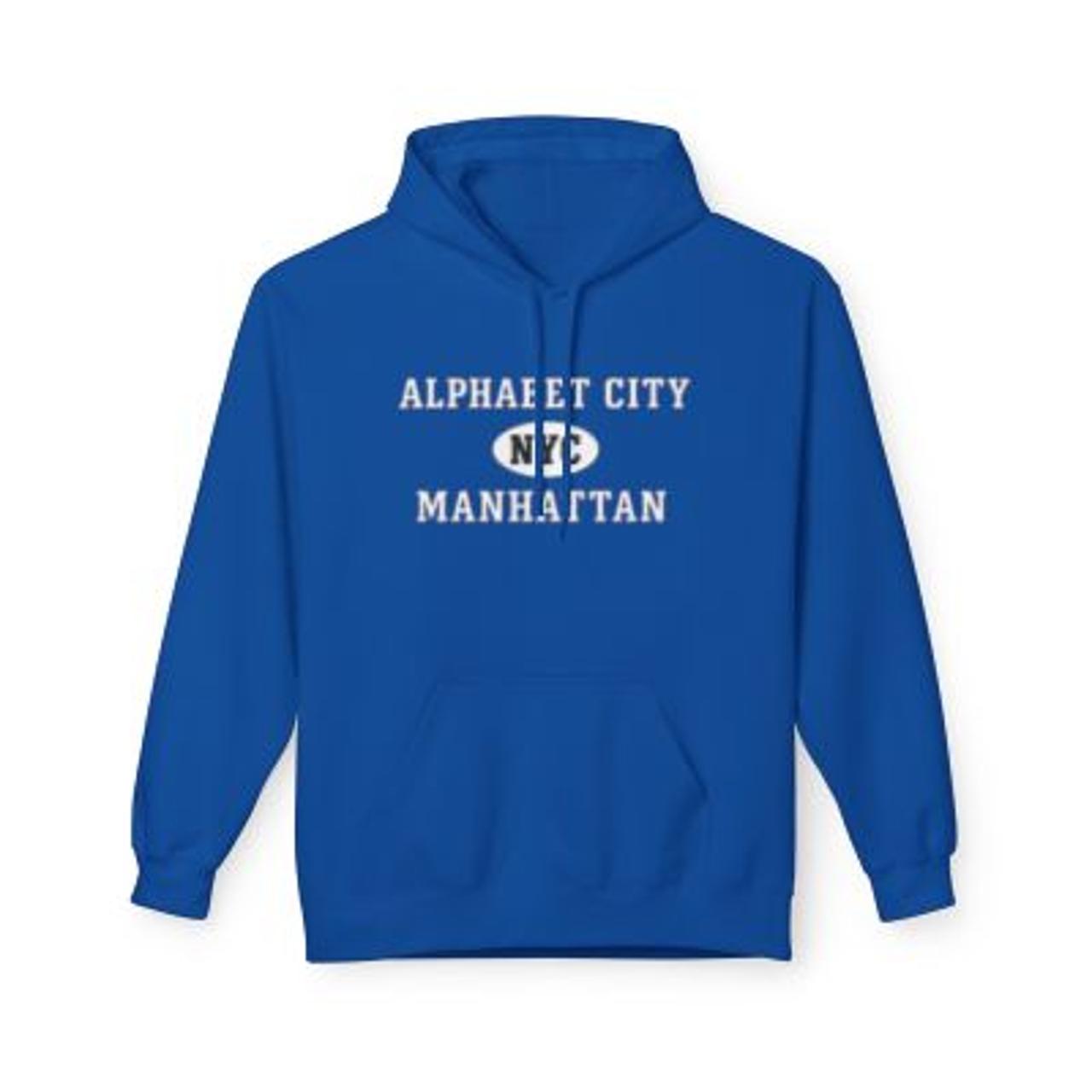 Alphabet City NYC Unisex Hoodie Manhattan Softstyle Fleece Crewneck