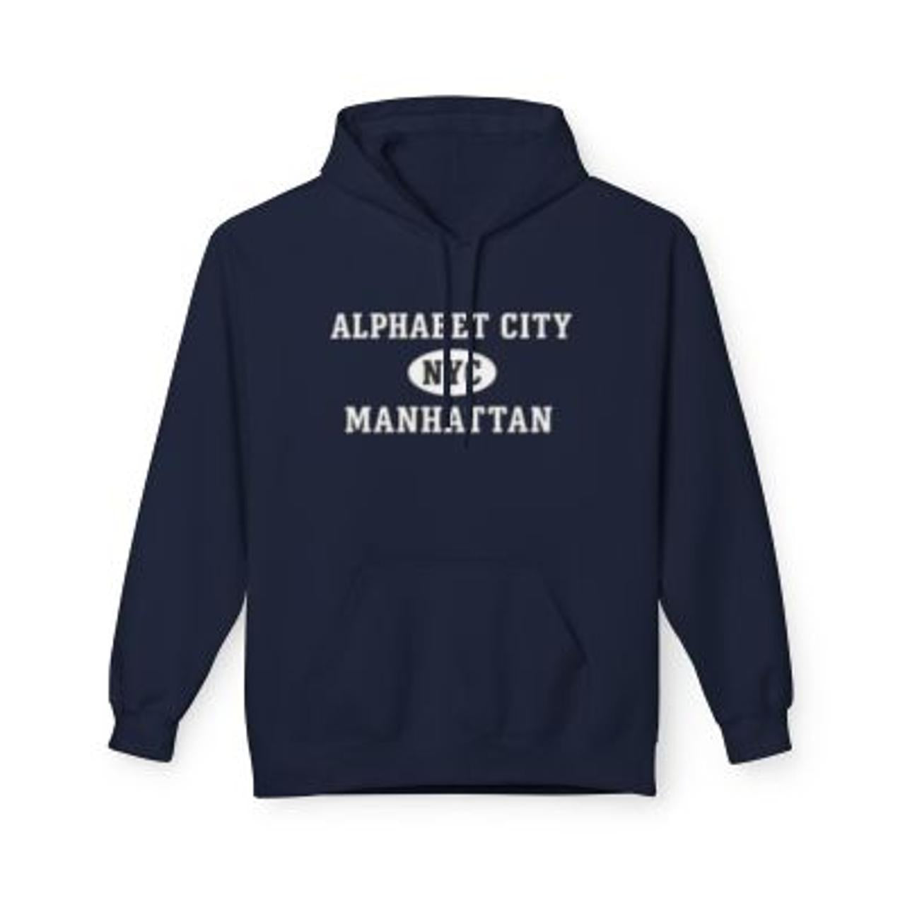 Alphabet City NYC Unisex Hoodie Manhattan Softstyle Fleece Crewneck