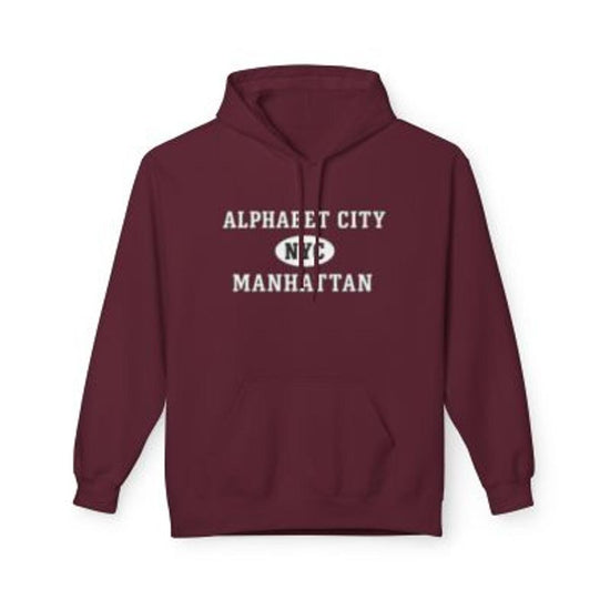 Alphabet City NYC Unisex Hoodie Manhattan Softstyle Fleece Crewneck