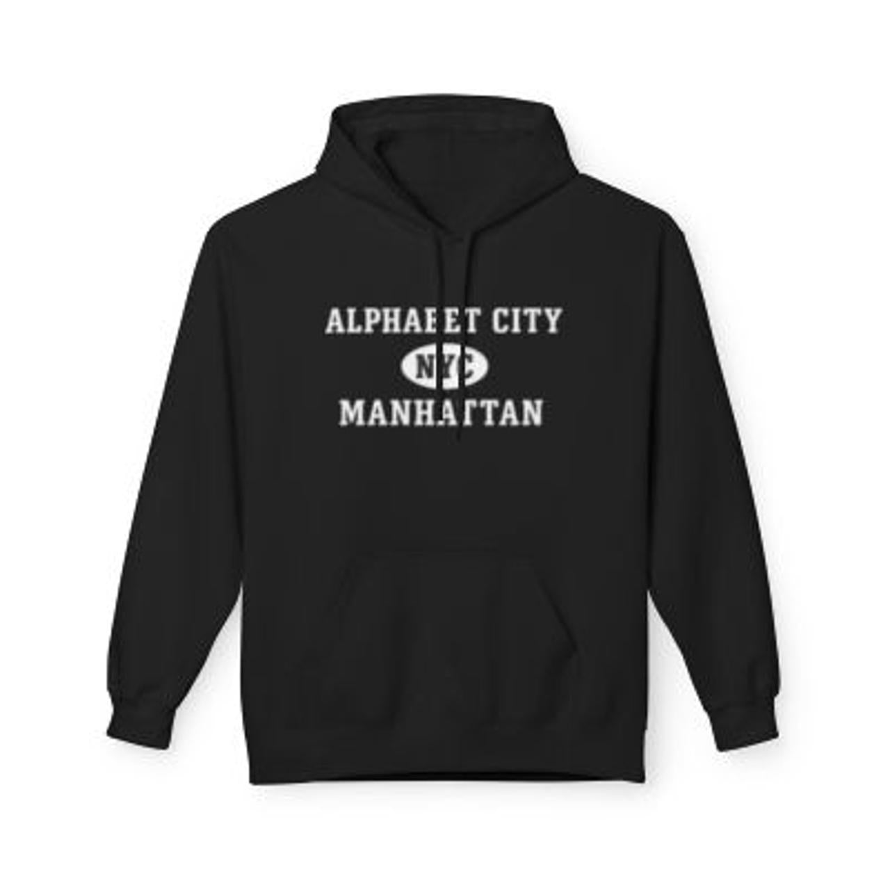 Alphabet City NYC Unisex Hoodie Manhattan Softstyle Fleece Crewneck