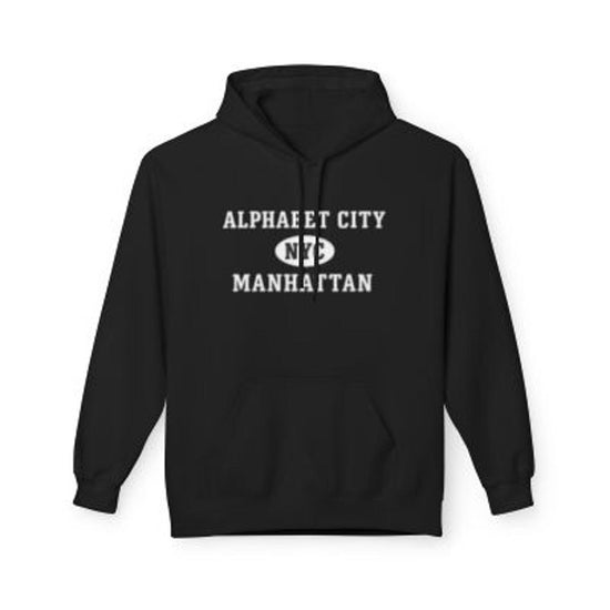 Alphabet City NYC Unisex Hoodie Manhattan Softstyle Fleece Crewneck