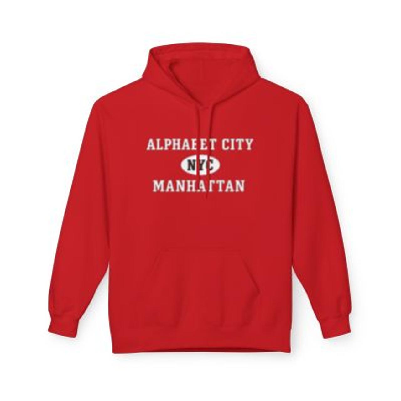 Alphabet City NYC Unisex Hoodie Manhattan Softstyle Fleece Crewneck