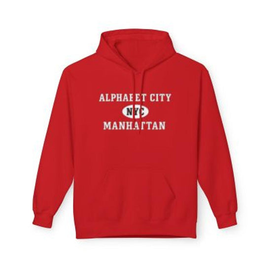 Alphabet City NYC Unisex Hoodie Manhattan Softstyle Fleece Crewneck