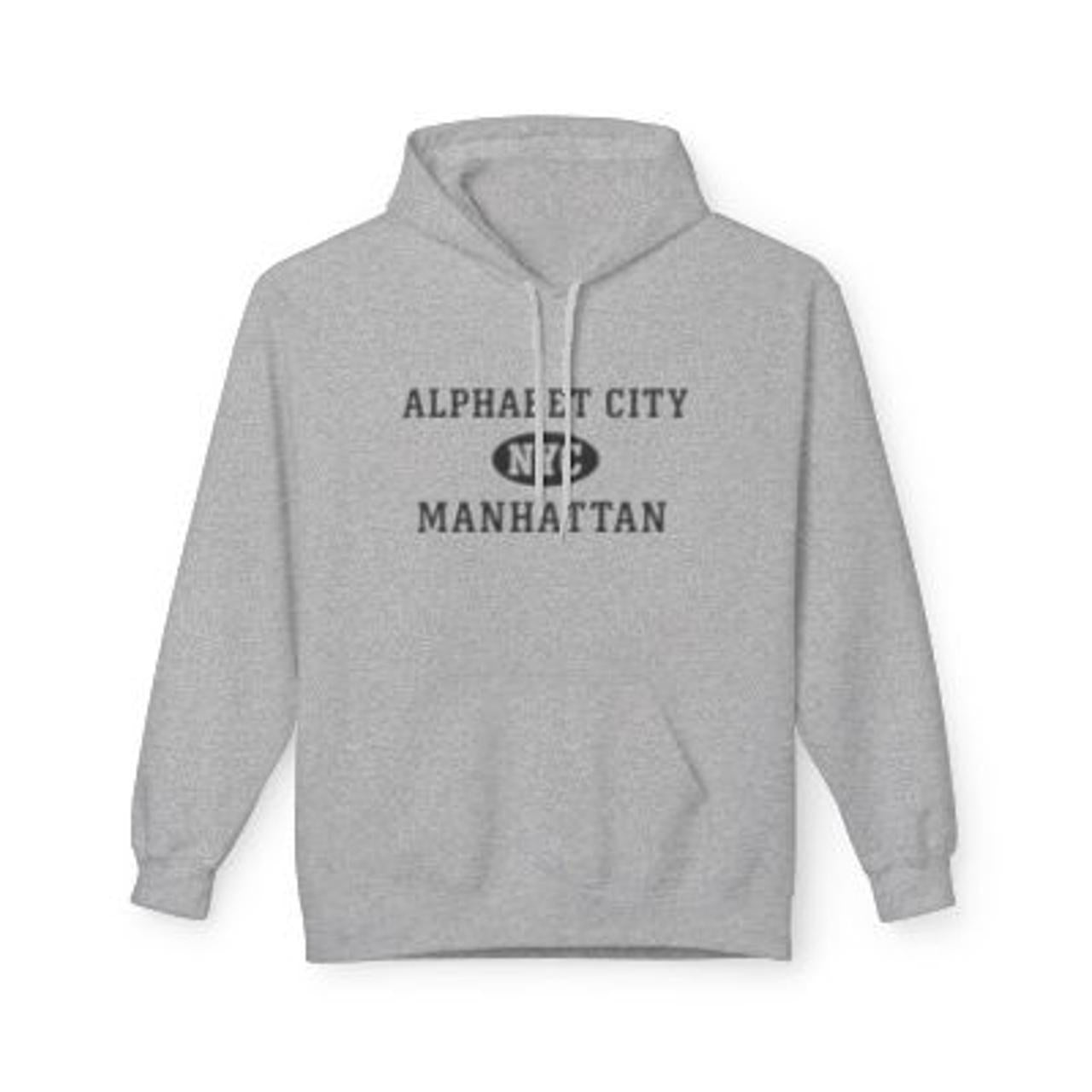 Alphabet City NYC Unisex Hoodie Manhattan Softstyle Fleece Crewneck