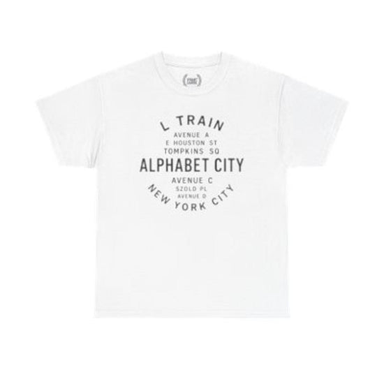 Alphabet City NYC Streets Unisex T-Shirt