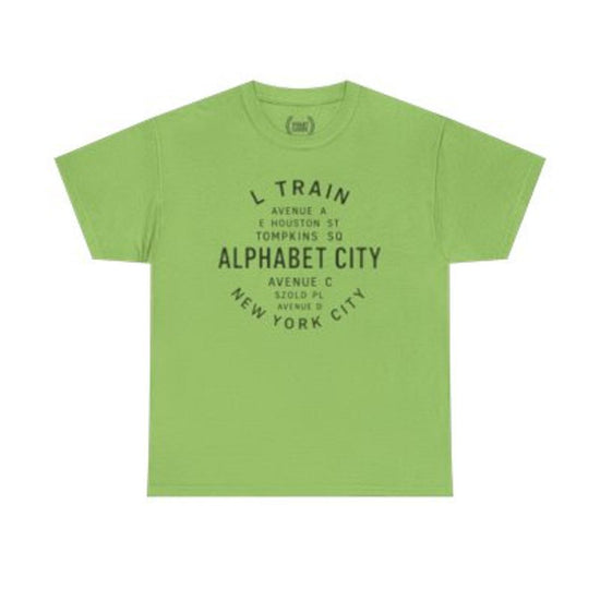 Alphabet City NYC Streets Unisex T-Shirt