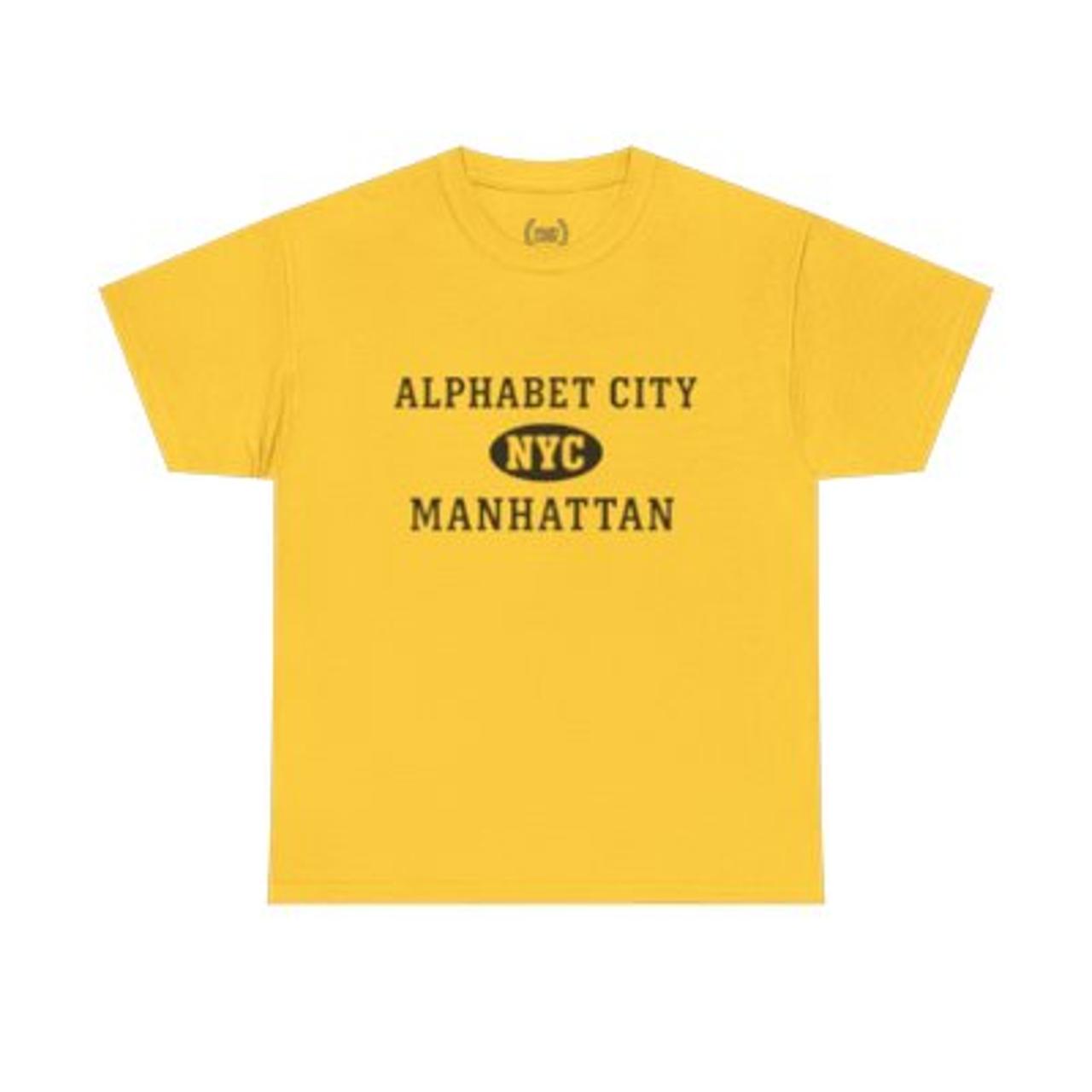 Alphabet City Manhattan Unisex T-Shirt –Collegiate Style