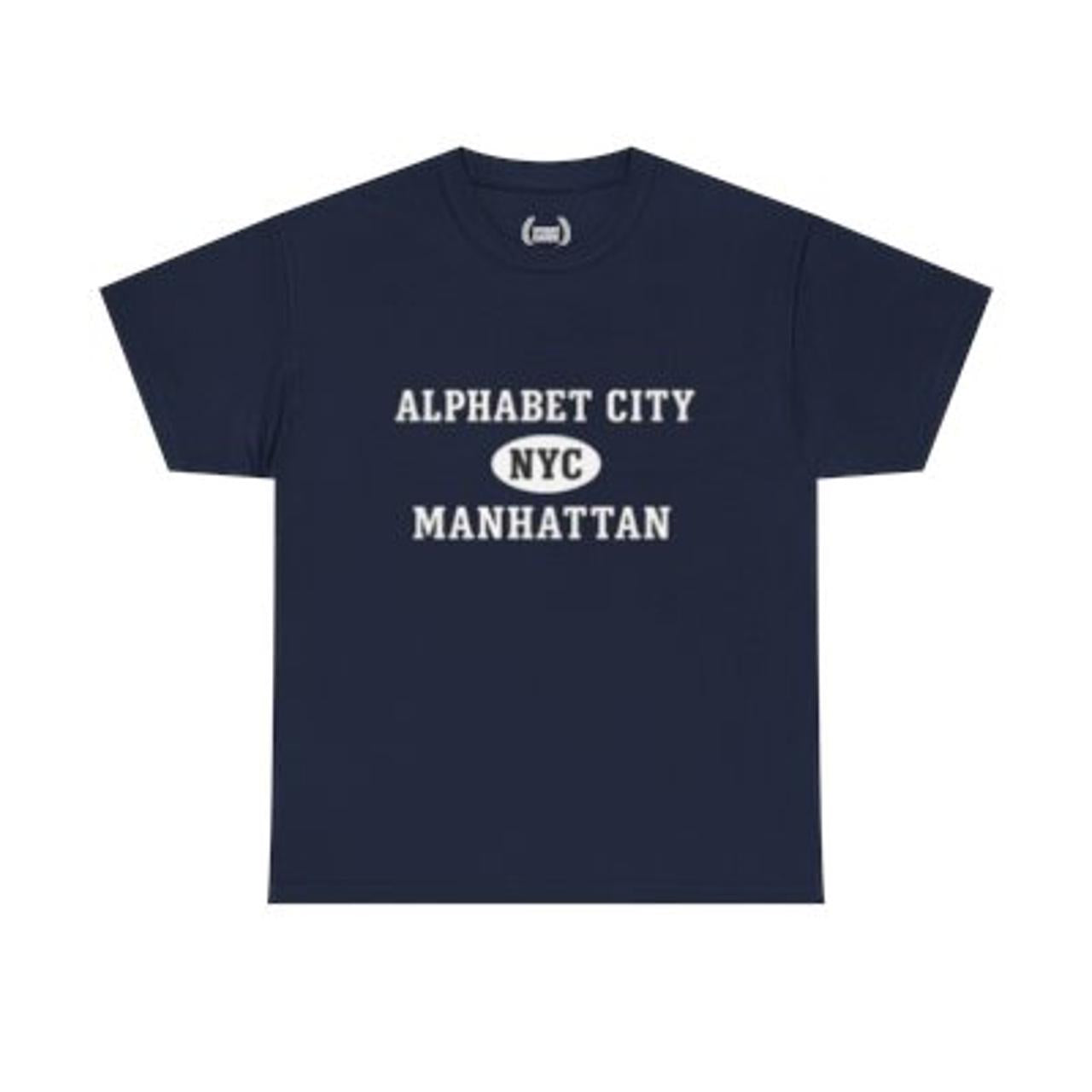 Alphabet City Manhattan Unisex T-Shirt –Collegiate Style