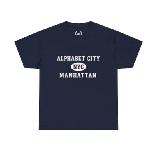 Alphabet City Manhattan Unisex T-Shirt –Collegiate Style