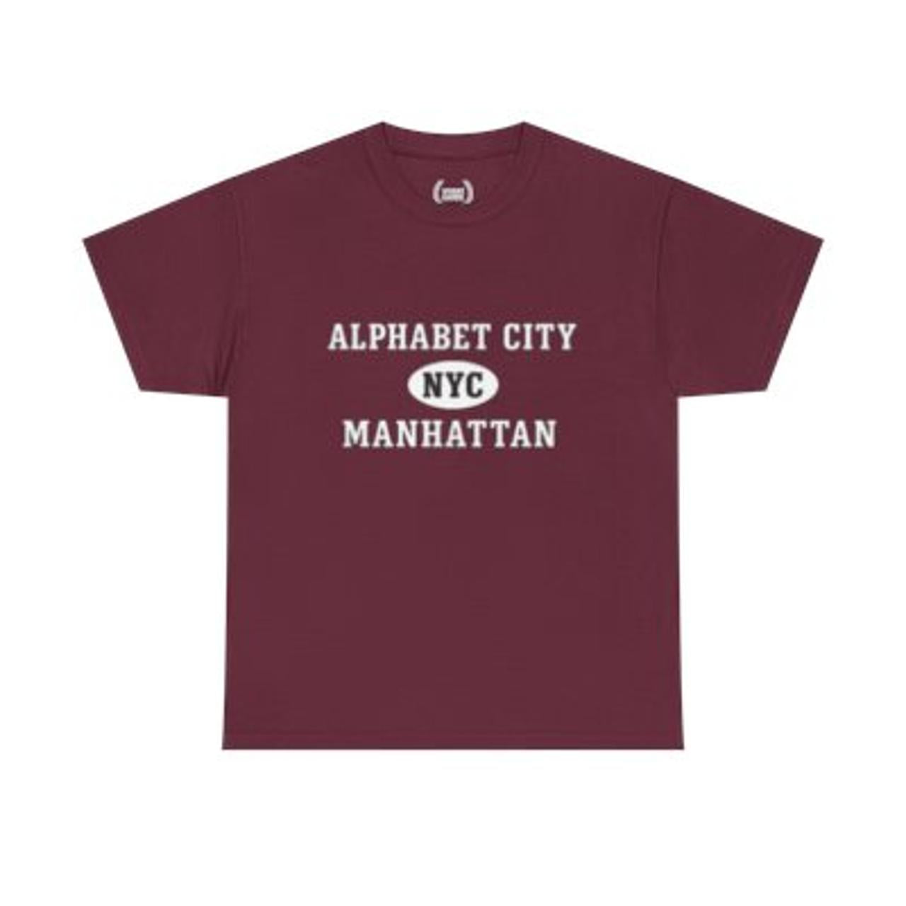 Alphabet City Manhattan Unisex T-Shirt –Collegiate Style