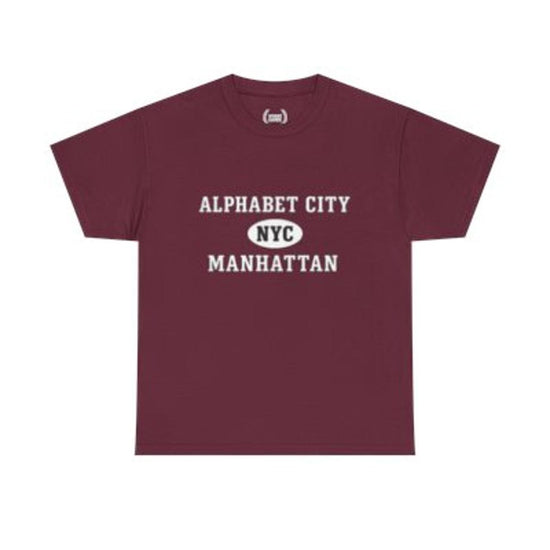 Alphabet City Manhattan Unisex T-Shirt –Collegiate Style