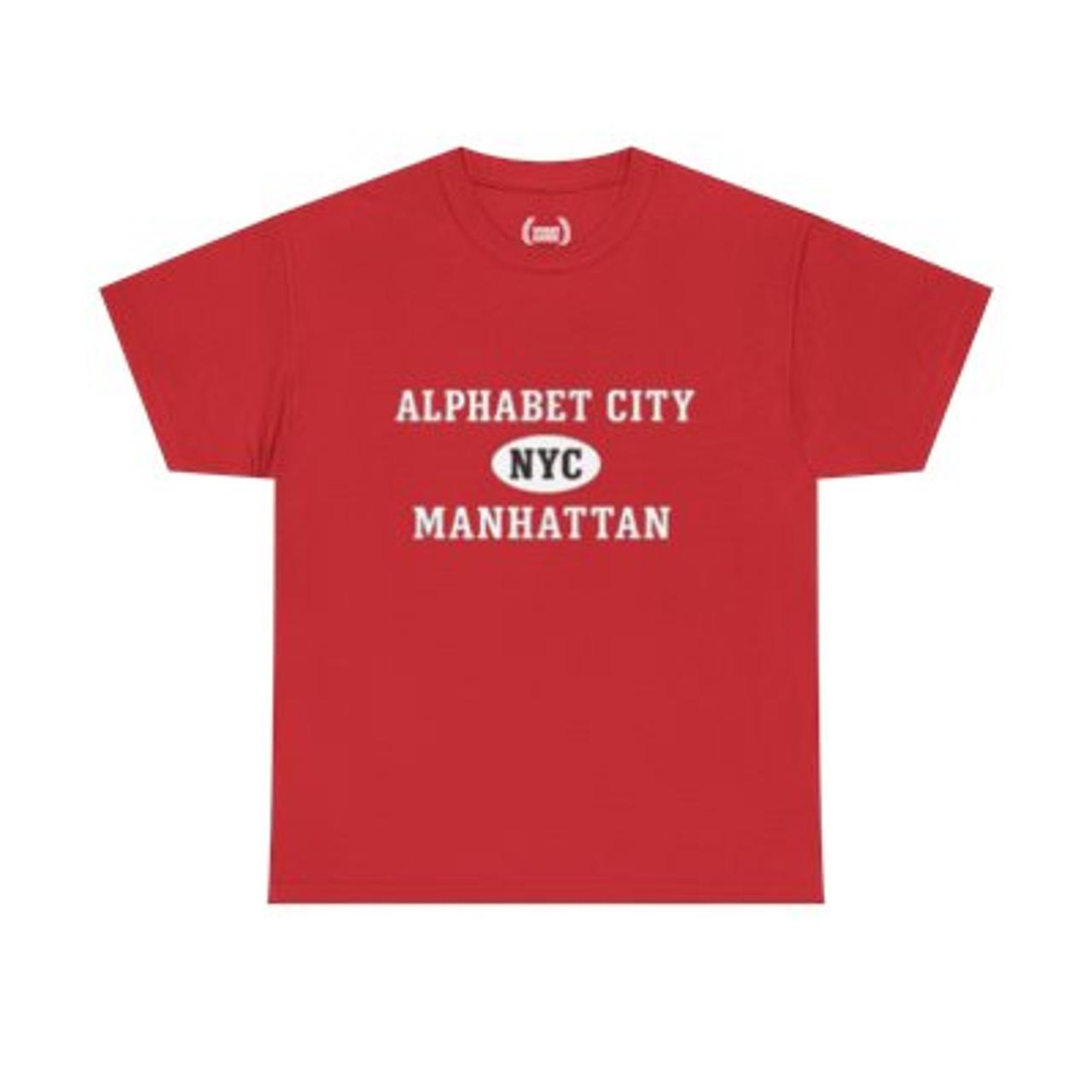 Alphabet City Manhattan Unisex T-Shirt –Collegiate Style