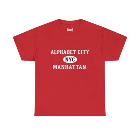 Alphabet City Manhattan Unisex T-Shirt –Collegiate Style