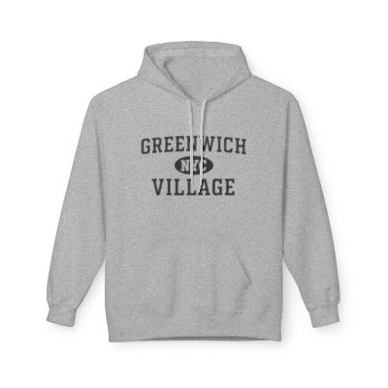 Greenwich Village NYC Unisex Hoodie Manhattan Softstyle Fleece Crewneck