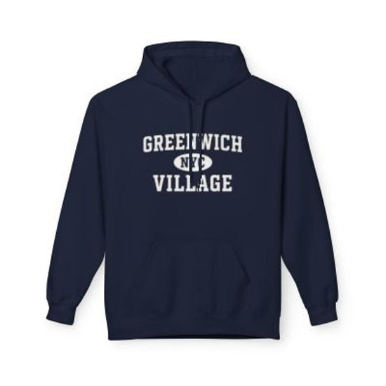 Greenwich Village NYC Unisex Hoodie Manhattan Softstyle Fleece Crewneck