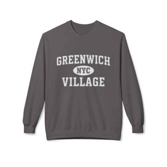 Greenwich Village Manhattan Softstyle Fleece Crewneck Sweatshirt