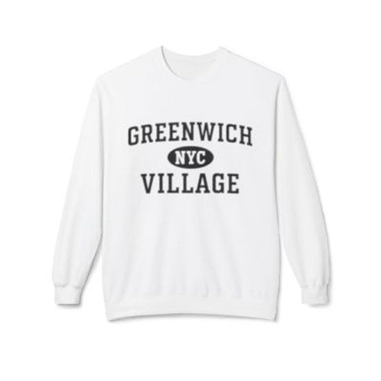 Greenwich Village Manhattan Softstyle Fleece Crewneck Sweatshirt