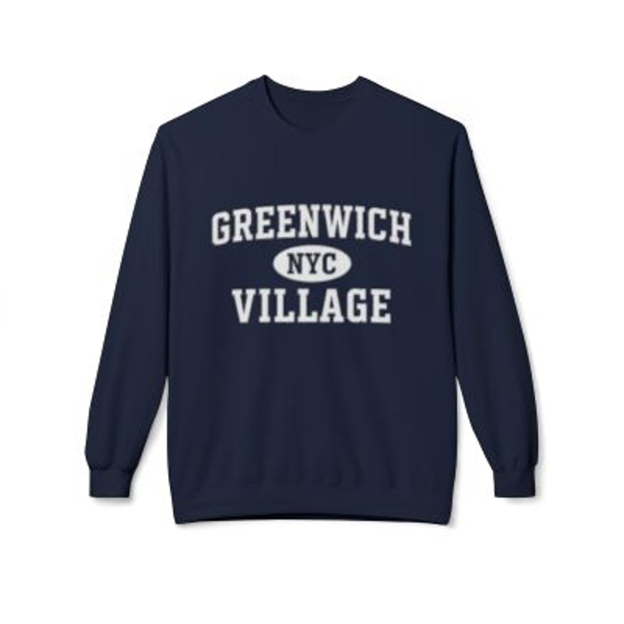 Greenwich Village Manhattan Softstyle Fleece Crewneck Sweatshirt