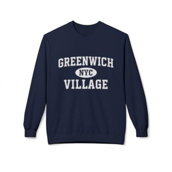 Greenwich Village Manhattan Softstyle Fleece Crewneck Sweatshirt