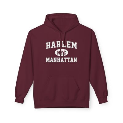 Harlem NYC Unisex Hoodie Manhattan Softstyle Fleece Crewneck