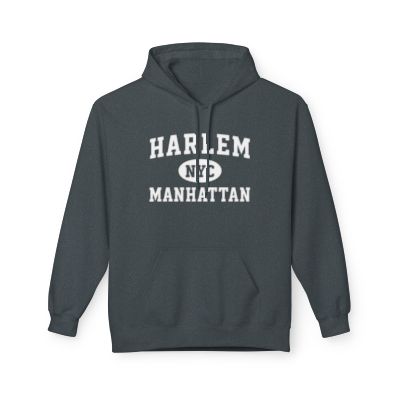 Harlem NYC Unisex Hoodie Manhattan Softstyle Fleece Crewneck