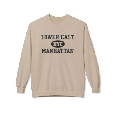 Lower East Side Manhattan Softstyle Fleece Crewneck Sweatshirt