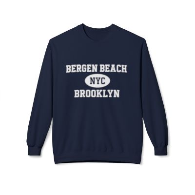 Bergen Beach Brooklyn Softstyle Fleece Crewneck Sweatshirt