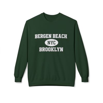 Bergen Beach Brooklyn Softstyle Fleece Crewneck Sweatshirt