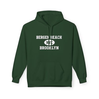 Bergen Beach NYC Unisex Hoodie Brooklyn Softstyle Fleece Crewneck
