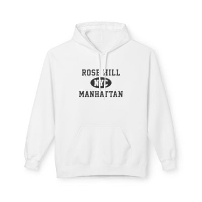 Rose Hill NYC Unisex Hoodie Manhattan Softstyle Fleece Crewneck