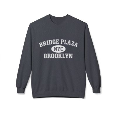 Bridge Plaza Brooklyn Softstyle Fleece Crewneck Sweatshirt