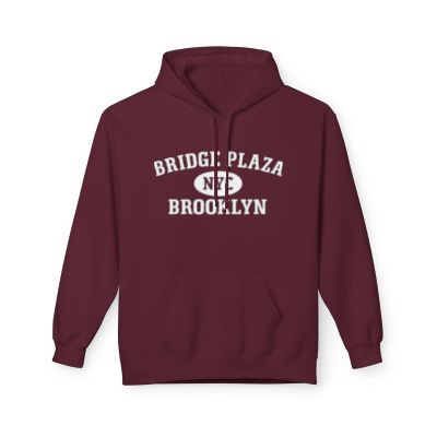 Bridge Plaza NYC Unisex Hoodie Brooklyn Softstyle Fleece Crewneck