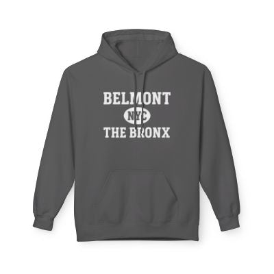 Belmont NYC Unisex Hoodie Bronx Softstyle Fleece Crewneck