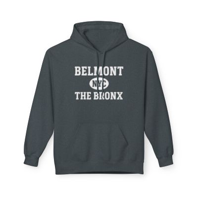 Belmont NYC Unisex Hoodie Bronx Softstyle Fleece Crewneck