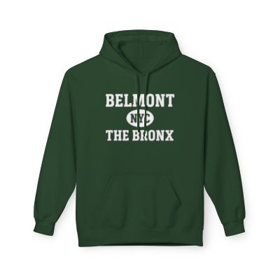Belmont NYC Unisex Hoodie Bronx Softstyle Fleece Crewneck