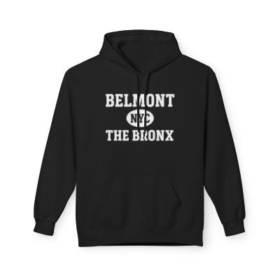 Belmont NYC Unisex Hoodie Bronx Softstyle Fleece Crewneck