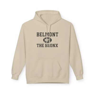 Belmont NYC Unisex Hoodie Bronx Softstyle Fleece Crewneck