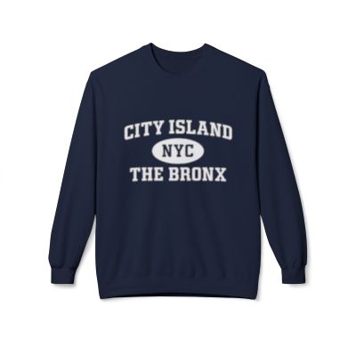 City Island Bronx Softstyle Fleece Crewneck Sweatshirt