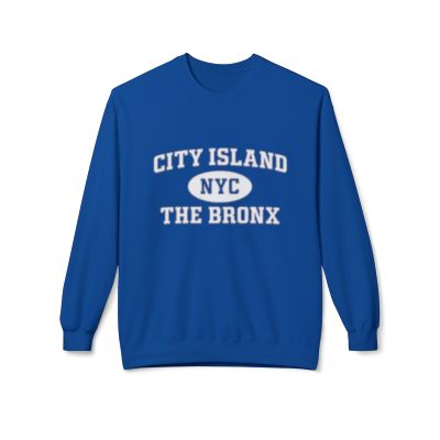 City Island Bronx Softstyle Fleece Crewneck Sweatshirt