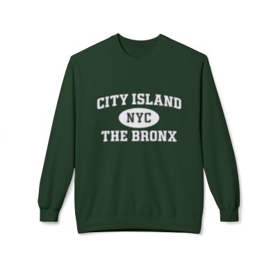 City Island Bronx Softstyle Fleece Crewneck Sweatshirt