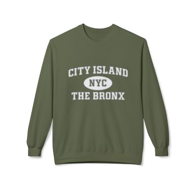 City Island Bronx Softstyle Fleece Crewneck Sweatshirt