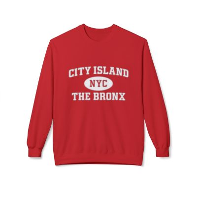 City Island Bronx Softstyle Fleece Crewneck Sweatshirt