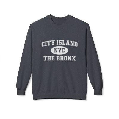 City Island Bronx Softstyle Fleece Crewneck Sweatshirt