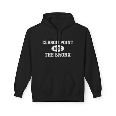 Clason Point NYC Unisex Hoodie Bronx Softstyle Fleece Crewneck