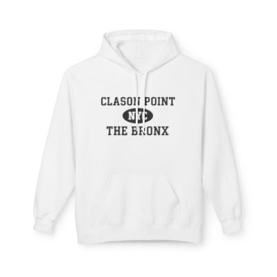 Clason Point NYC Unisex Hoodie Bronx Softstyle Fleece Crewneck