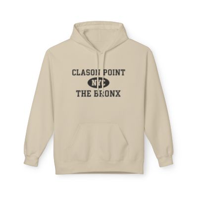 Clason Point NYC Unisex Hoodie Bronx Softstyle Fleece Crewneck