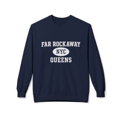 Far Rockaway Queens Softstyle Fleece Crewneck Sweatshirt