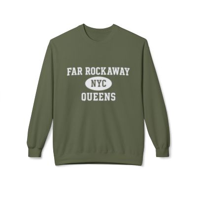 Far Rockaway Queens Softstyle Fleece Crewneck Sweatshirt