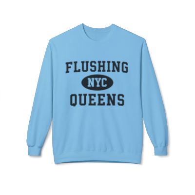 Flushing Queens Softstyle Fleece Crewneck Sweatshirt